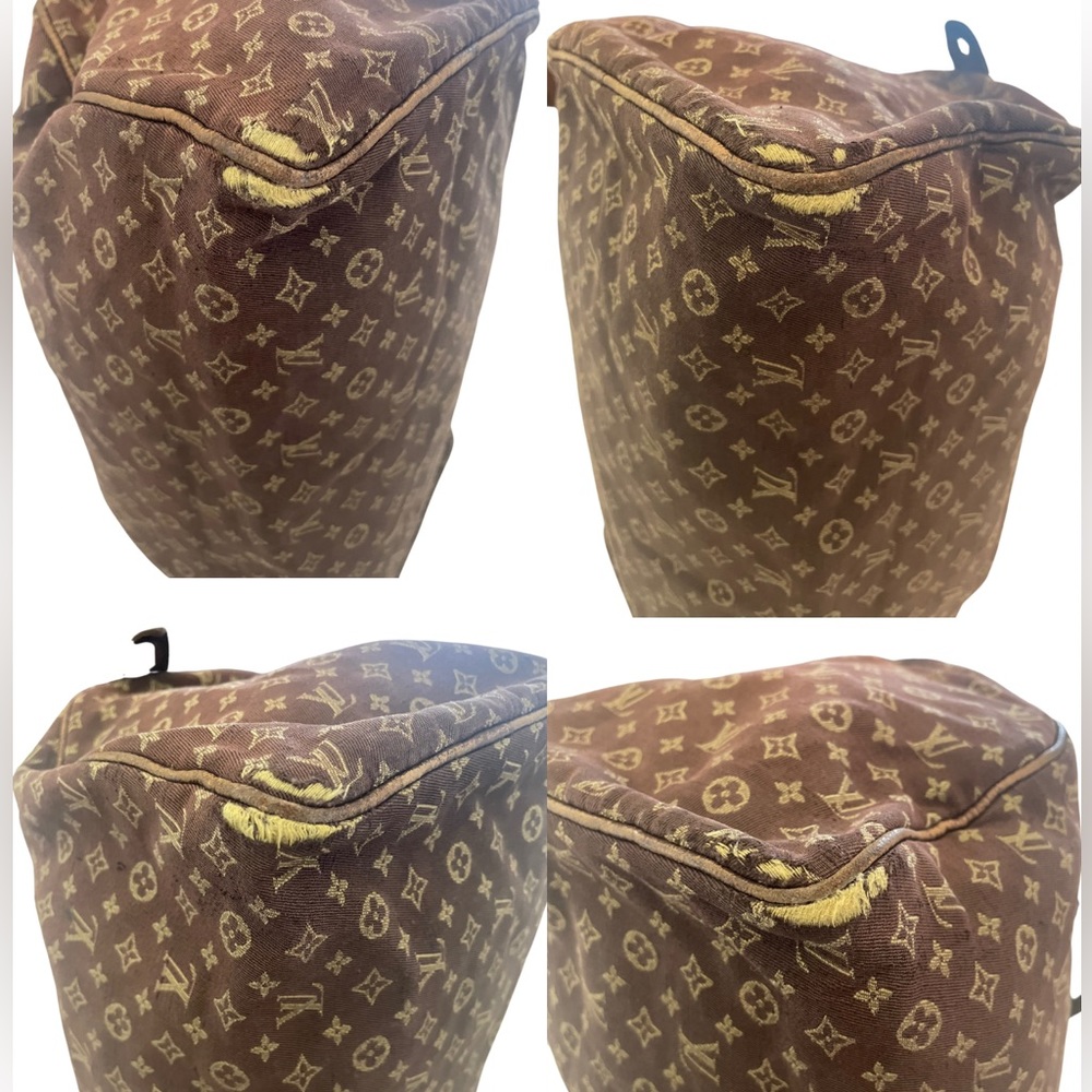 Authentic Louis Vuitton Denim Mini Lin Monogram Speedy 30 - Picture 8 of 8